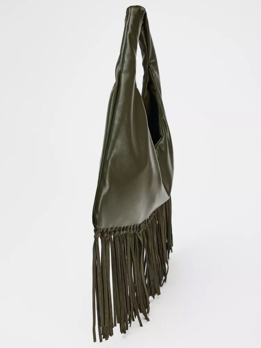 Zara leather fringe bag - Picture 5 of 9